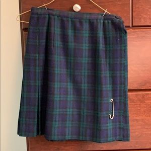 Vintage Wool pleated skirt